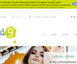 OnCloud9Potomac.com -
Implemented Elements:
WordPress, custom html, custom JavaScript & php, custom cascading style sheets, photo galleries by category, giftcard implementation OnCloud9Potomac.com