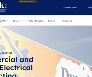 Dvorak, LLC -
Dvorak wanted to showcase some featured projects, their videos, and their services, but also wanted to focus on joining their team.
Implemented Elements:
WordPress, custom html, custom JavaScript & php, Elementor, images adjusted, statistics, custom cascading style sheets, dynamic & custom forms. Dvorak, LLC